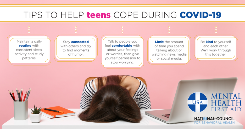Tips to Help Teens Cope During COVID-19 - Mental Health First Aid