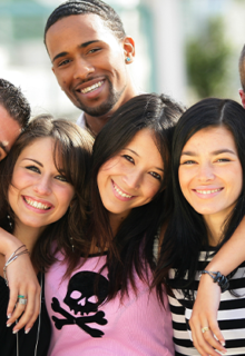 youth posing for a picture