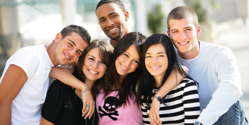 youth posing for a picture