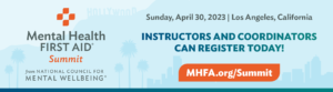 MHFA Summit 2023 banner