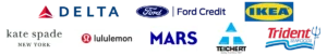 logos of companies who have used MHFA at Work