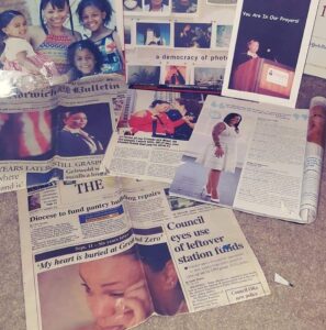 Newspaper articles featuring Miosotys Santiago