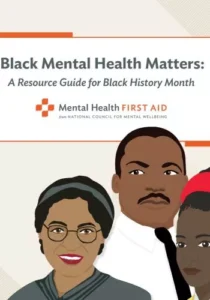 logo of black history month mental health resources
